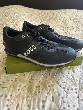 Boss Black Men's Logo Low-Top Sneakers